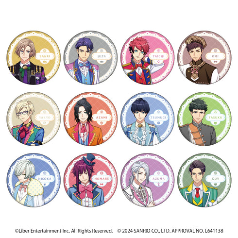 『A3!×Sanrio characters』グリッター缶バッジ54mm 04/A&W ブラインド(全12種)(公式イラスト)